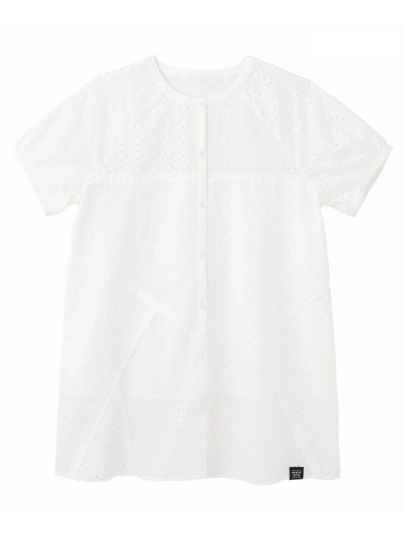 Rakuten - 【SALE／50%OFF】PANELED LACE DRESS MILKFED. ミルクフェド トップス カットソー・Tシャツ ホワイト ブラック【RBA_E】【送料無料】[Rakuten Fashion]