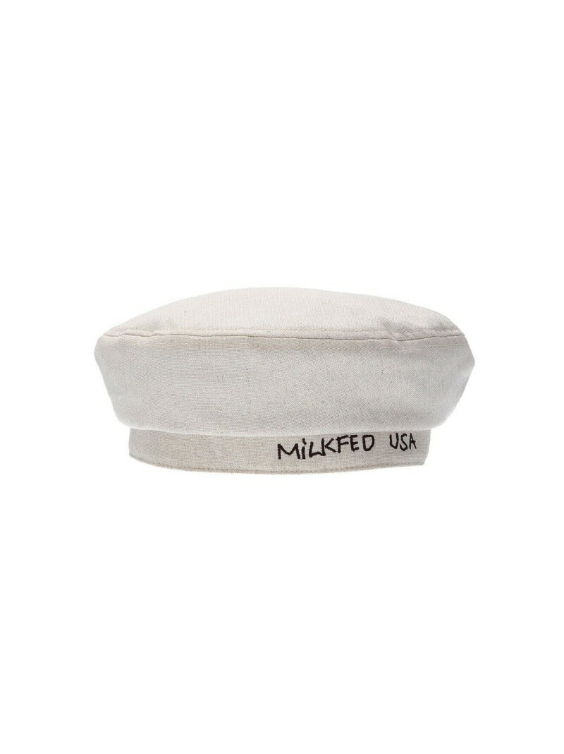 Rakuten - 【SALE／50%OFF】MILKFED USA BERET MILKFED. ミルクフェド 帽子 その他の帽子 ブラック ホワイト ブルー【RBA_E】[Rakuten Fashion]