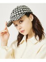 【SALE／30 OFF】BRUSHED CHECKERED LOGO CAP MILKFED. ミルクフェド 帽子 キャップ ブラック ピンク【RBA_E】 Rakuten Fashion