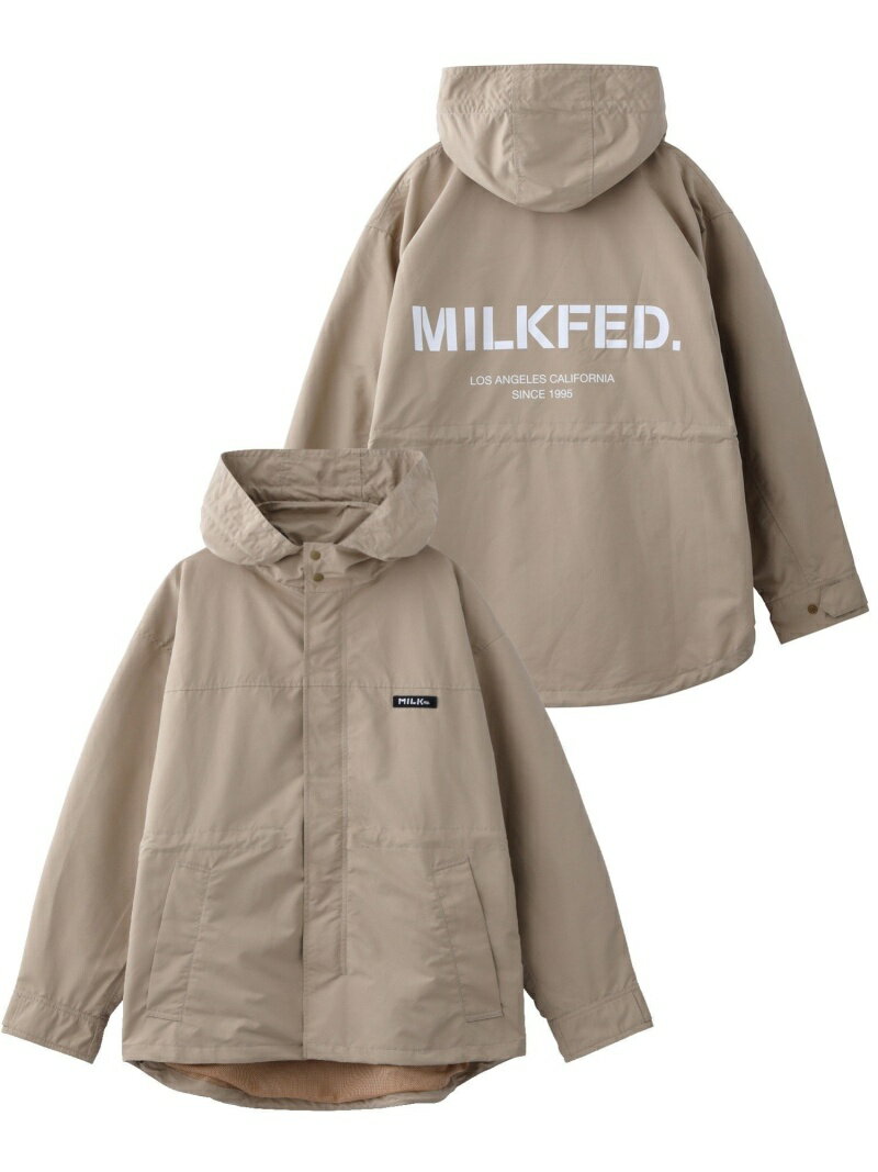 Rakuten Fashion Mf Active Jacket Milkfed ミルクフェド コート ジャケット マウンテンパーカー ベージュ ブラック ネイビー ホワイト 送料無料 Milkfed ミルクフェド