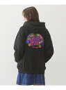 EMBROIDERD 70s LOGO SWEAT HOODIE MILKFED. ミルクフェド トップス パーカー・フーディー ホワイト ブラック ブラウン【...