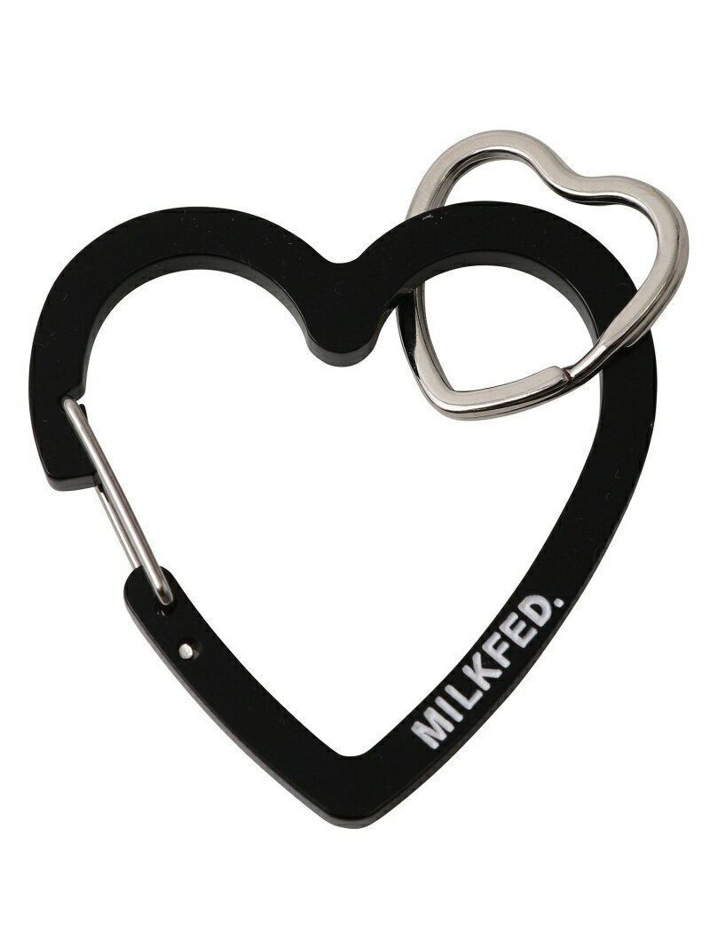 NEO HEART CARABINER MILKFED. MILKFED. ミルクフェド ファッション雑貨 チャーム・キーチェーン ブラ..