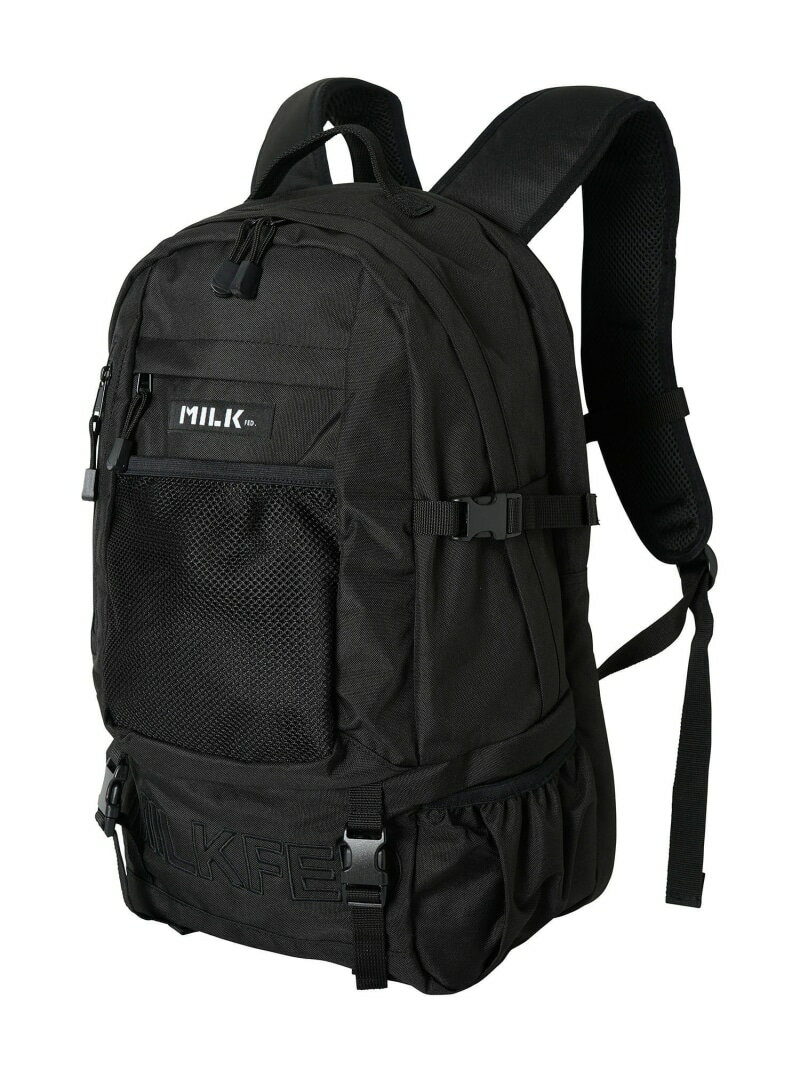 ミルクフェド リュック 【SALE／10%OFF】EMBROIDERY BIG BACKPACK BAR MILKFED. MILKFED. ミルクフェド バッグ リュック・バックパック ブラック ネイビー レッド【RBA_E】【送料無料】[Rakuten Fashion]