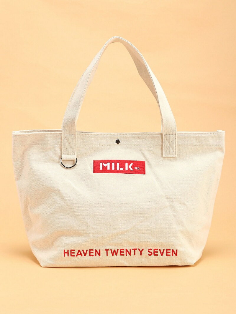 【SALE／50%OFF】EMBROIDERED BAR TOTE MILKFED. ミルクフェド バッグ トートバッグ レッド ブラック ホワイト【RBA_E】[Rakuten Fashion]のサムネイル