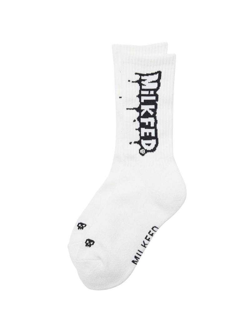 Rakuten - MELT MILKFED. SOCKS MILKFED. ミルクフェド アクセサリー・腕時計 その他のアクセサリー・腕時計 ブラック ホワイト[Rakuten Fashion]