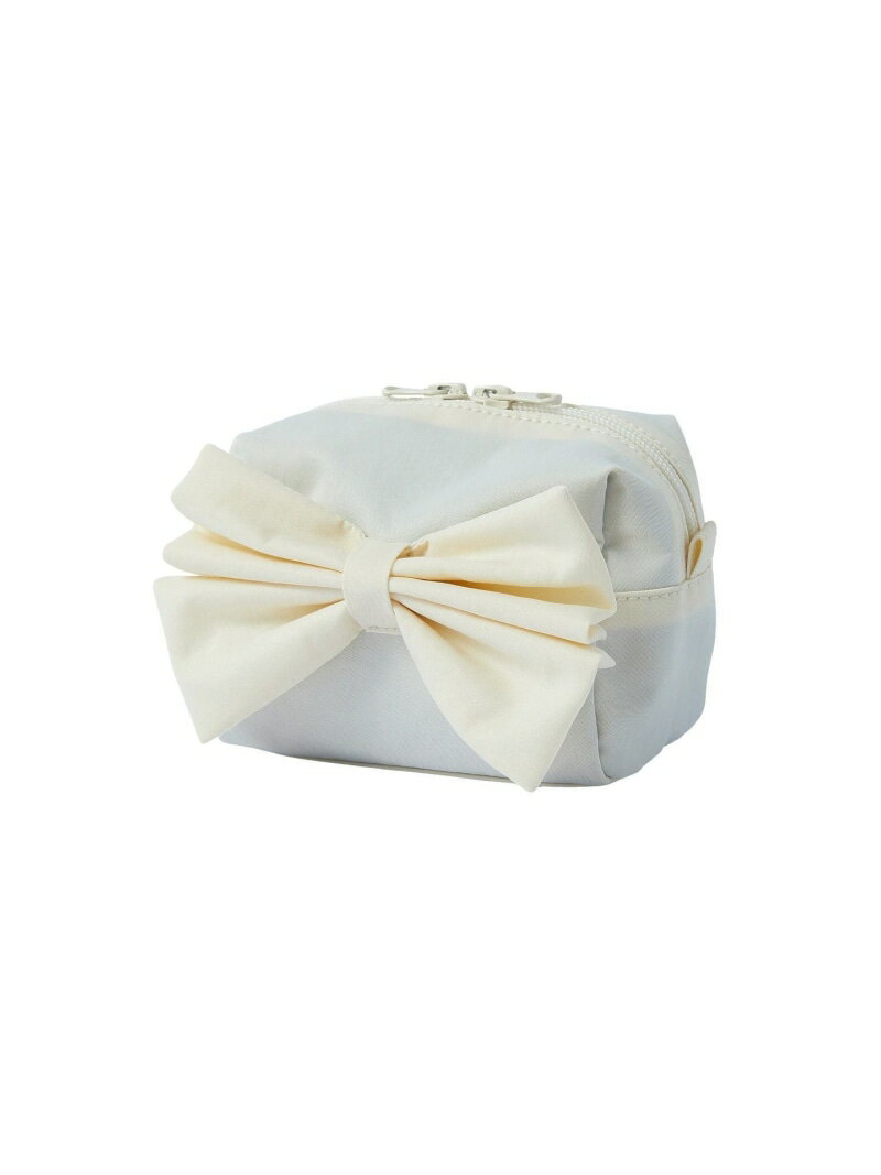 Rakuten - RIBBON POUCH MILKFED. ミルクフェド アクセサリー・腕時計 その他のアクセサリー・腕時計 ブラック ホワイト レッド[Rakuten Fashion]