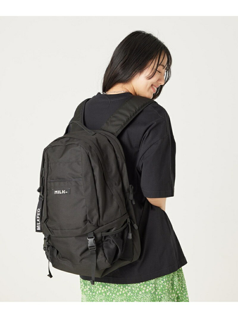 NEO BIG BACKPACK BAR バックパック MILKFED. MILKFED. ミルクフェド バッグ リュック/バックパック ブラック ネイビー ピンク レッド【送料無料】[Rakuten Fashion]