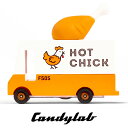 ニューヨーク・ブルックリン発 Candylab(キャンディラボ) Fried Chicken Van CND F505 トイカー ミニカー フライドチキン キッチンカー 子供 木製 アメ車 自動車 アメリカ おうち遊び 海外 輸入 玩具 男の子 木のおもちゃ おしゃれ