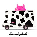 ニューヨーク・ブルックリン発 Candylab(キャンディラボ) Milk Van CND F920 トイカー ミニカー 牛 牛乳 子供 木製 アメ車 自動車 アメリカ おうち遊び ジオラマ 海外 輸入 キッチンカー 玩具 男の子 木のおもちゃ おしゃれ