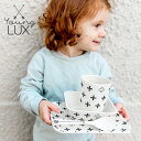 YoungLUX BAMBOO TABLEWARE Gift Set バンブーテーブルウェア ギフトセット キッズ食器 ベビー食器 子供用食器セット モノクローム 食器セット プレート ボウル カップ スプーン フォーク おしゃれ 出産祝い 出産ギフト ベビーギフト