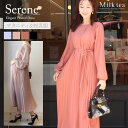 <授乳服・マタニティウエア>セリーン・美プリーツワンピース(ジッパータイプの授乳口)【6515305】 妊娠 出産 産前 産後 妊婦服