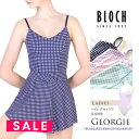SALE BLOCH(ブロック)ジョージ(GEORGIE)ギンガムプリントキャミソールレオタード(LB5227)レディース 大人バレエ バレエレオタード 肩紐 ...