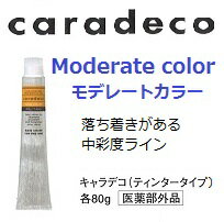 ナカノ　キャラデコ モデレートカラー　80g　サロン専売品 業務用 caradeco 　カラーお選び下さいティンタータイプ　L/m・PP/m・OBE/m・YG/m・MA/m・N/m・NR/m・NY/m・NM/m・D/m