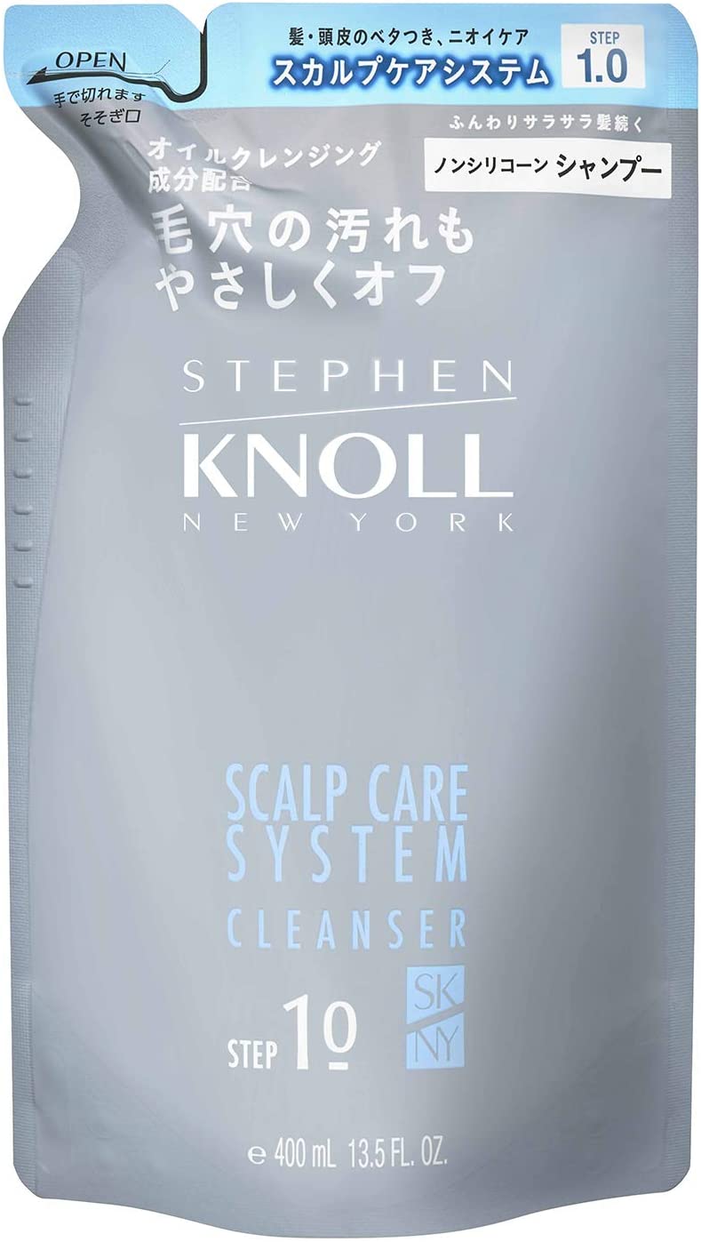 【送料込み】KOSE コーセー　STEPHEN KNOLL　スティーブン ノル　スカルプケアシステム クレンザー シャンプー 詰替え用 400mL