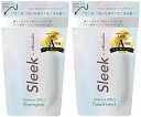 【送料込み】【詰替セット】 Sleek(スリーク) By サラサロン バランスエフェクト シャンプー 詰替 340ml & トリートメント 詰替 340ml 【アクアノア】【詰め替え】【正規品】