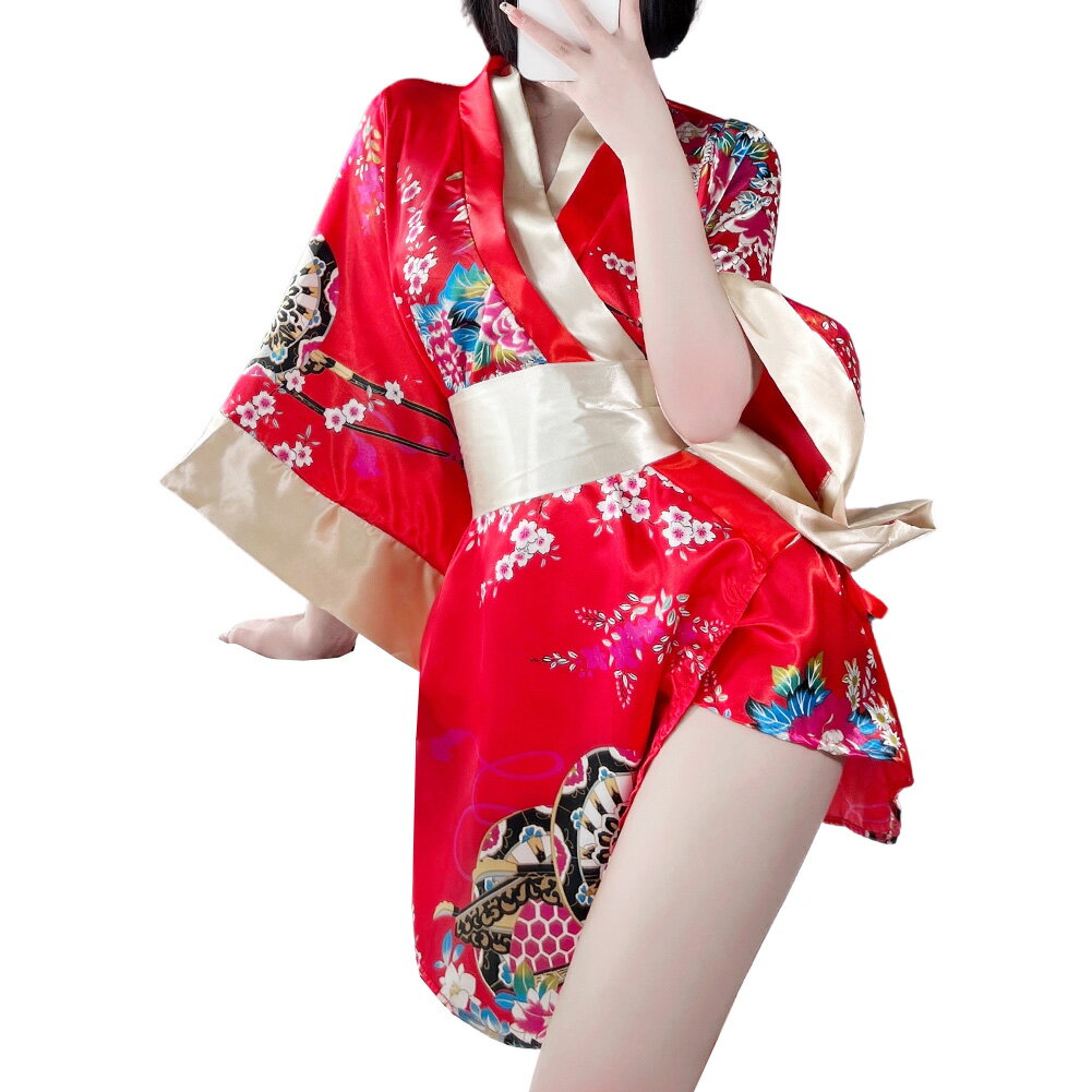 おっぱい透け　和服 