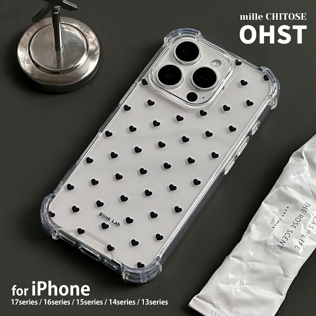 Rakuten - iPhone17 ケース iPhone17Pro ケース iPhone16 iPhone16Pro ケース iPhone14 iPhone15 ケース iPhone13 ケース iPhone15 pro ケース カバー アイフォン クリア TPU スマホケース クリア アクリル ハート ドット 黒 推し活 かわいい 韓国