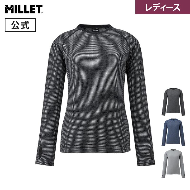 【公式】 ミレー (Millet) 【レディース】ワッフル ウール クルー MIV01915 あす楽