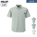 【公式】 ミレー (Millet) インセクト バリヤー チェックシャツ ショートスリーブ MIV03195 メンズ INSECT BARRIER 半袖 防虫 速乾