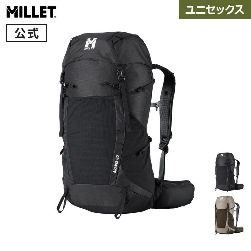 カテゴリ別に商品を見るウェアはEUROサイズ表記（Sサイズ=日本Mサイズ）です。詳しくはサイズ表をご覧ください。特徴1年を通した日帰りのアクティビティや1泊程度の小屋泊に十分な容量で、快適な背負い心地と便利な収納を備えたハイキングバックパック。軽量ながら丈夫な素材を使い、高いクッション性と通気性を備えた背面システムによってハイキング初心者にも安心の快適性を提供します。フロントとサイドの大きなストレッチメッシュポケットはタオルや防寒着、雨具、ボトルなどすぐに取り出したいかさ張るアイテムの収納に便利。さらにサイドにメインアクセスジッパーを備え、雨蓋をしたままメインコンパートメントに収納したアイテムも容易に出し入れすることができます。装備・撥水加工（C0）・2バックルの雨蓋を備えたハイキングに適した構造・フロントに収納しやすいストレッチメッシュ構造のアウトポケットを完備・ボトル収納に適したサイドストレッチメッシュポケット・バックパック本体を体に引き寄せるトップスタビライザー・クッション性を確保した背面パッド・両サイドにポールホルダー/ループを配置・デイジーチェーン付き雨蓋にはキーリングを備えたジッパーポケット・雨蓋をしたまま内部のものを取り出しやすいサイドアクセスジッパー・クッション性を持たせたハンドレスト付きショルダーハーネス・チェストストラップ・ウェストベルトにジッパーポケット（右）とメッシュポケット（左）を配置・取り外しも可能なヒップベルト・ボトム側も引き寄せられる2段のサイドコンプレッションテープ素材210D ミニリップストップ ナイロン100% x 600D ポリエステル100%重量1020gサイズW30_H59_D23cmバックレングス（背面長）U=48cmキャパシティ30L※掲載画像には一部サンプル画像が含まれるため、実際の商品と異なる場合がございます。26SS 26春夏 新作 new 直営店限定 バックパック 30〜49L 撥水性 軽量 通気性 登山3,980円以上で送料無料メーカー希望小売価格はメーカーサイトに基づいて掲載していますメーカー希望小売価格はメーカーサイトに基づいて掲載しています