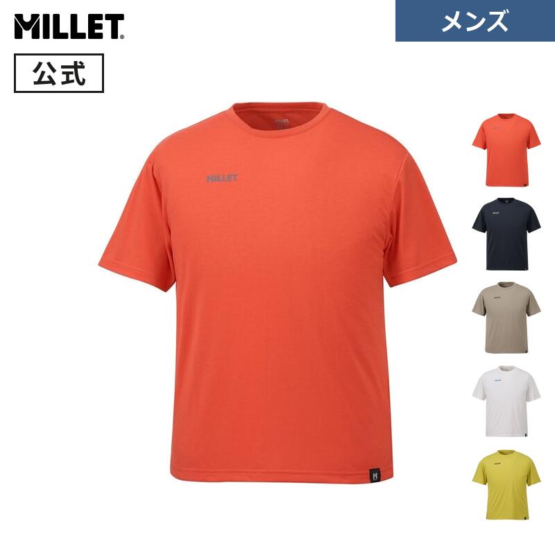 乐天商城 - 【公式】ミレー(Millet) コントア ショートスリーブTシャツ MIV02185 メンズ 半袖