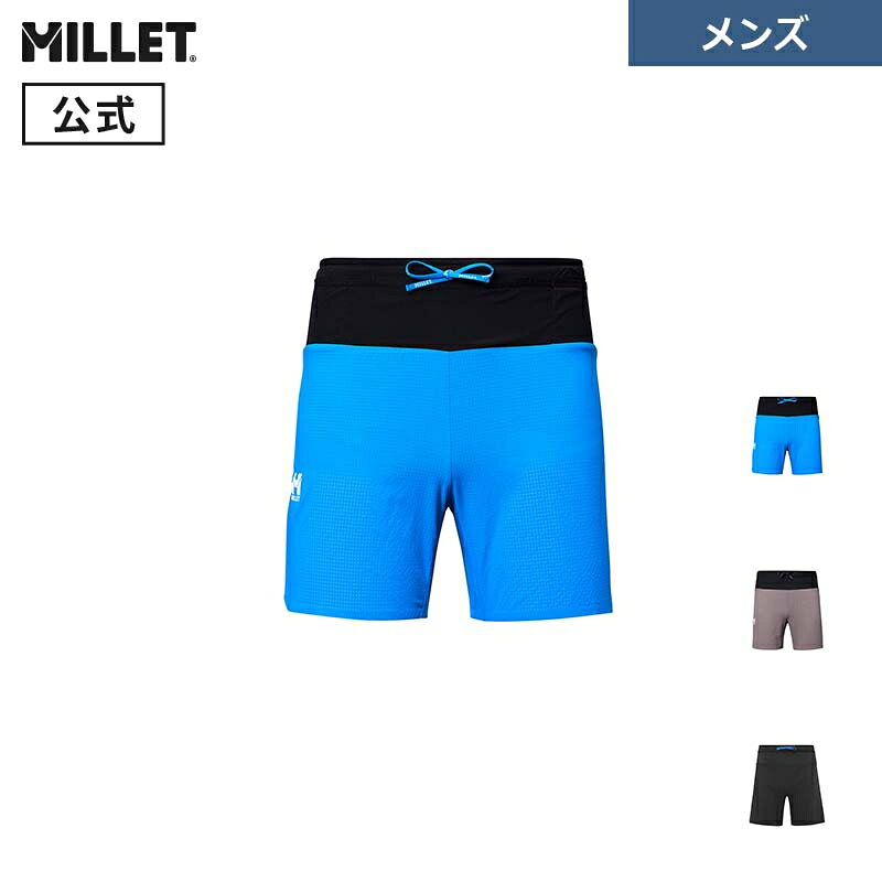 乐天商城 - 【公式】 ミレー (Millet) インテンス プロ ライト ショートパンツ MIV10372 メンズ トレイルランニング 速乾 通気性