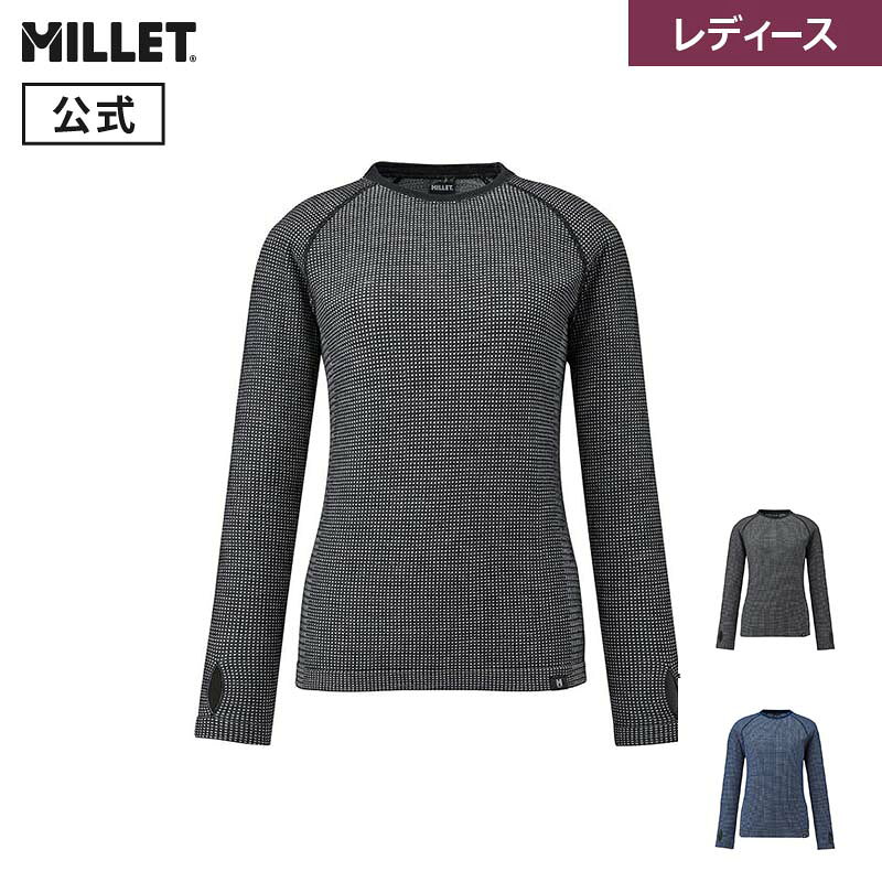 Millet Women's Waffle Wool Crew Base Layer MIV01915