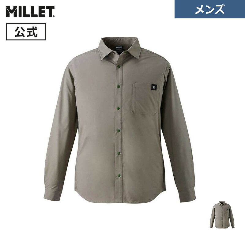 【公式アウトレット】ミレー(Millet) グーテ ロングスリーブシャツ MIV02132 メンズ 長袖