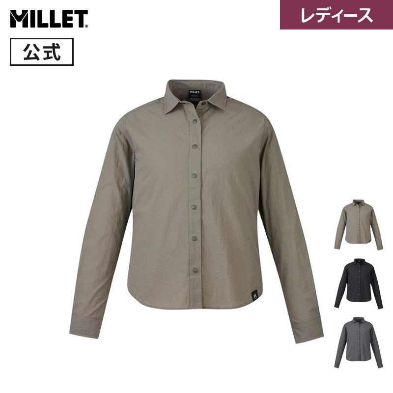 【セール期間20%OFF】【公式アウトレット】ミレー(Millet) 【レディース】セムノ ウルトラライト ロングスリーブシャツ MIV02227