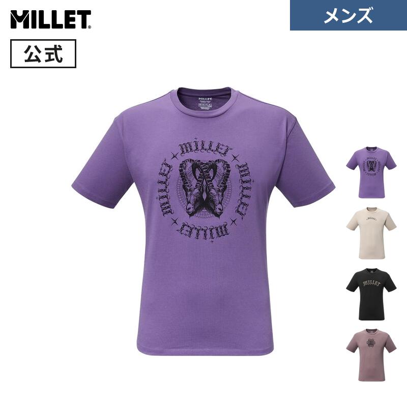 Rakuten - 【公式アウトレット】ミレー(Millet) シマイ コラボ ショートスリーブ Tシャツ MIV10759 メンズ 半袖