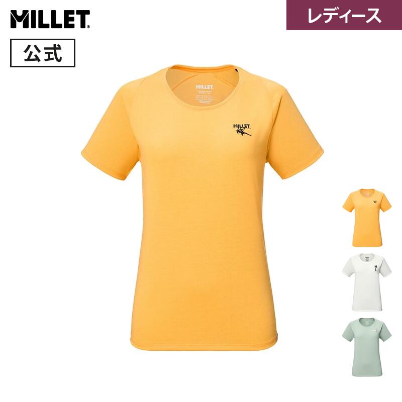 Rakuten - 【公式アウトレット】ミレー(Millet) 【レディース】シマイ ナチュラル ショートスリーブ Tシャツ MIV10764 半袖