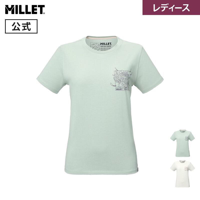 Rakuten - 【公式アウトレット】ミレー(Millet) 【レディース】シマイ コラボ ショートスリーブ Tシャツ MIV10765 半袖