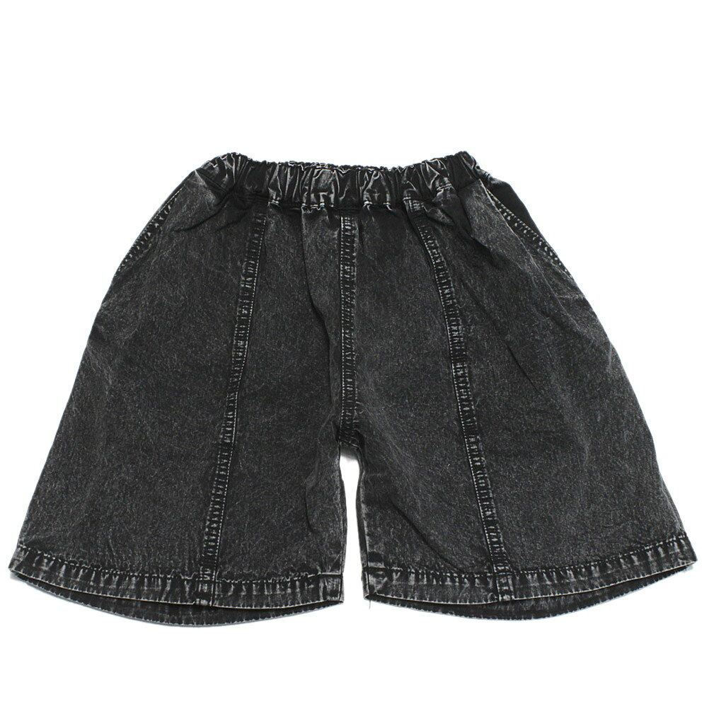 樂天商城 - 【ocean＆ground/オーシャンアンドグラウンド/子供服/ベビー/キッズ/ジュニア】 タックカラーワイドショーツ ブラック(BK)