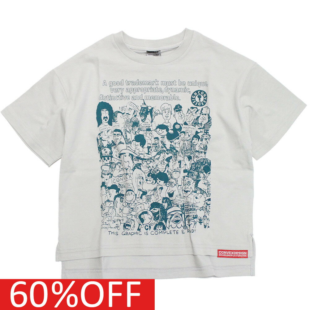 樂天商城 - 【コンベックス/CONVEX/子供服/ジュニア/キッズ】 セール 【70%OFF】 ピープル スリットWIDE-T グレー(11)