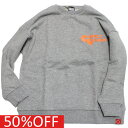 【コンベックス/CONVEX/子供服/ジュニア/キッズ】 セール 【50%OFF】 オレンジロゴ/ BIGトレーナー 杢グレー(15)