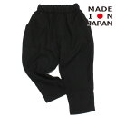 【エルフィンフォルク eLfinFolk 子供服】 Herringbone Tweed Sarrouel パンツ ブラック