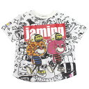 【ジャム/JAM/子供服/キッズ/男の子/女の子】 クマテンディスコドルマンTシャツ ブラック