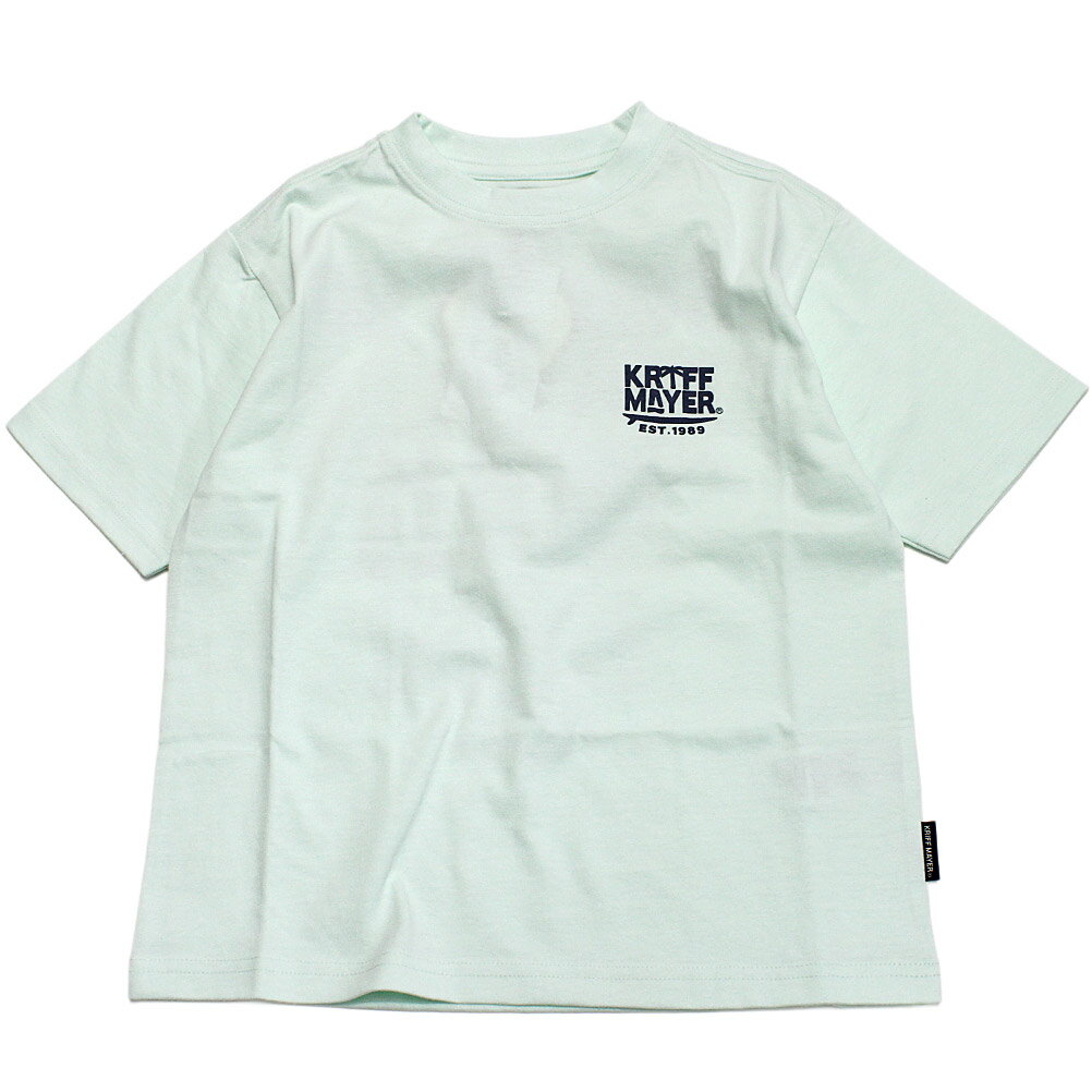 樂天商城 - 【KRIFF MAYER/KRIFFMAYER KIDS/クリフメイヤー/ジュニア/キッズ/クリフメイヤーキッズ】 鼻ぺちゃT ミントグリーン(61)