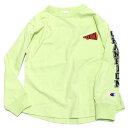 【CHAMPION/KIDS/チャンピオン/キッズ/子ども服】 ロングスリーブTシャツ ライムミスト(615)(4)