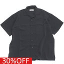 【子供服/GLAZOS/グラソス/男の子/ジュニアサイズ】 セール 【30%OFF】 トロトロ・半袖開襟シャツ チャコール(81)