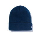 【New Era メンズ キャップ 帽子 ニューエラ】 BASIC CUFF KNIT ネイビー