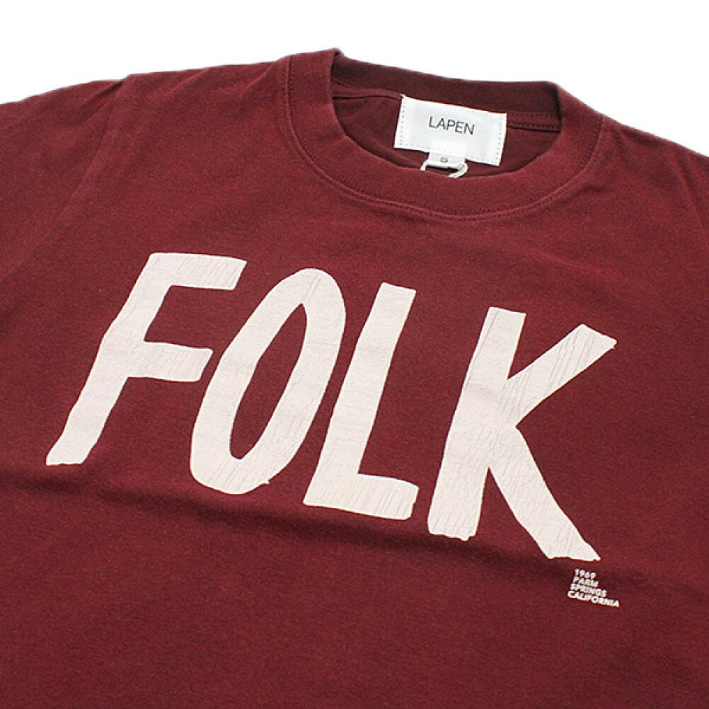 �ڥ�ڥ�/��ѥ�/LAPEN/�Ҷ���/����˥�/������ơ���/���ᥫ���� ������ ��60%OFF�� FOLK T����� �С�����ǥ�