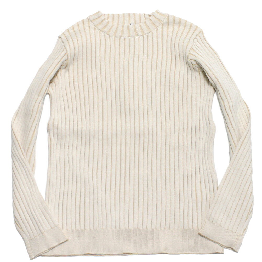 【マルーク/maarook/ベビー服/子供服/Wonder apartment】 配色リブニットハイネック シロ系(21)