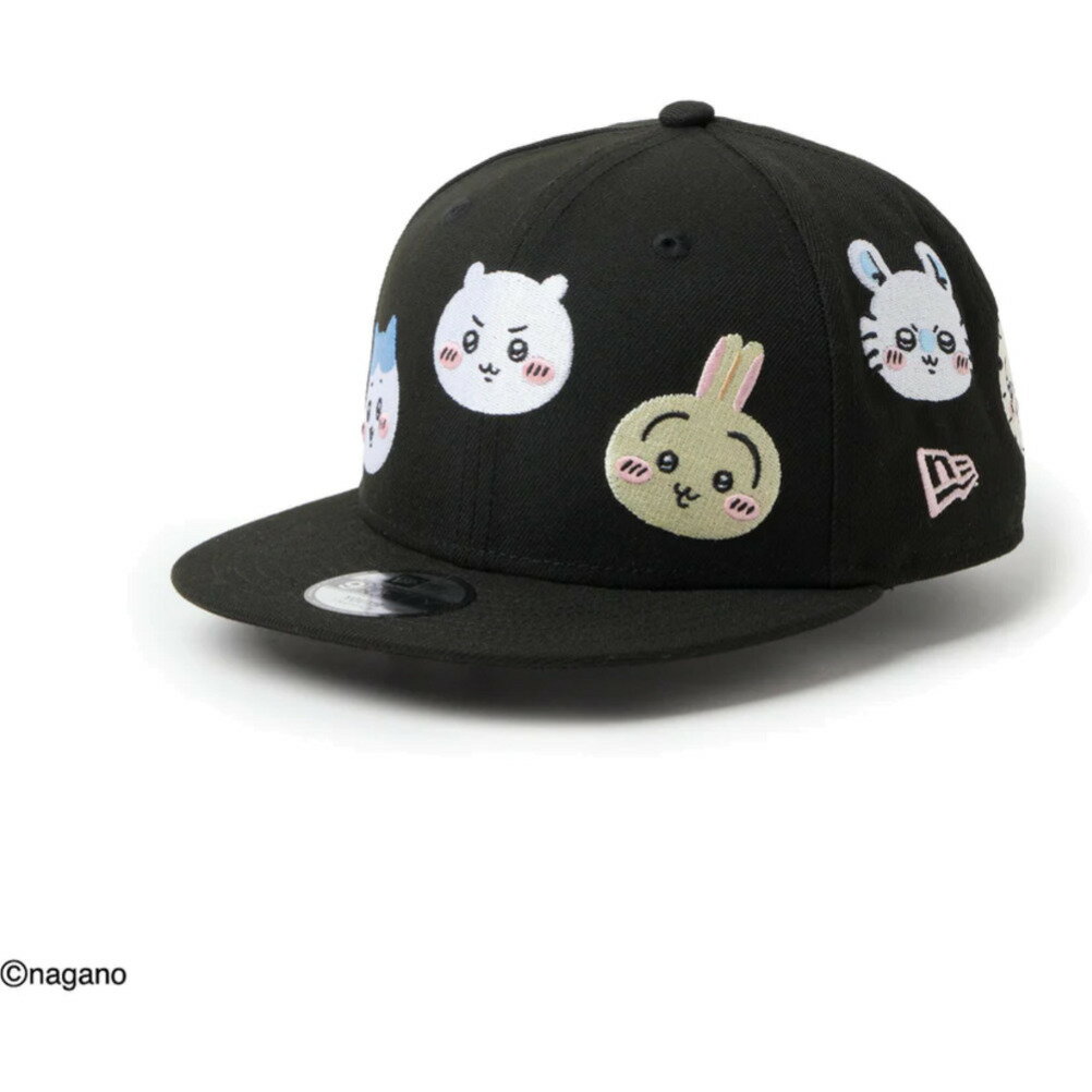 【NEWERA/キッズ/帽子/ニューエラ】 YOUTH 9FITFTY AO CHIIKAWA FRIENDS CAP ブラック