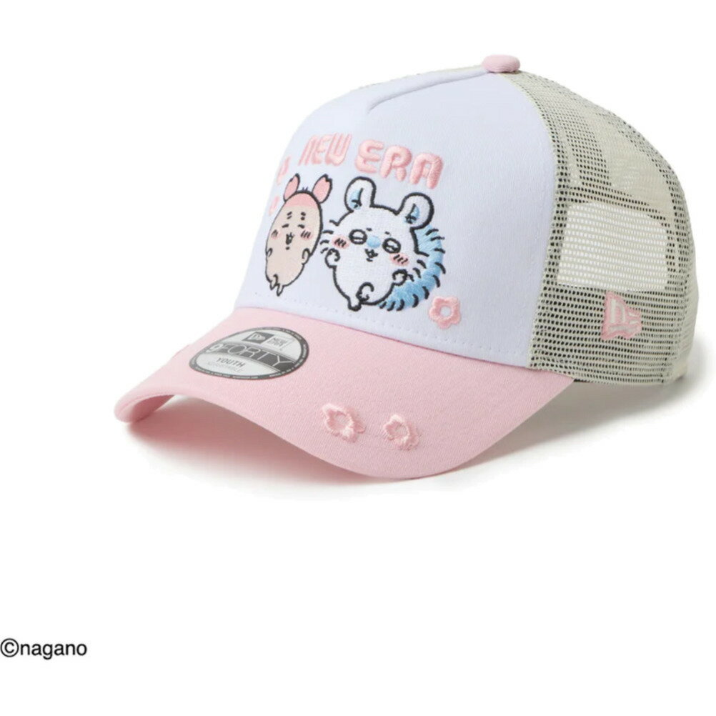 【NEWERA/キッズ/帽子/ニューエラ】 YOUTH 9FORTY AFTR CHIIKAWA CAP ピンク