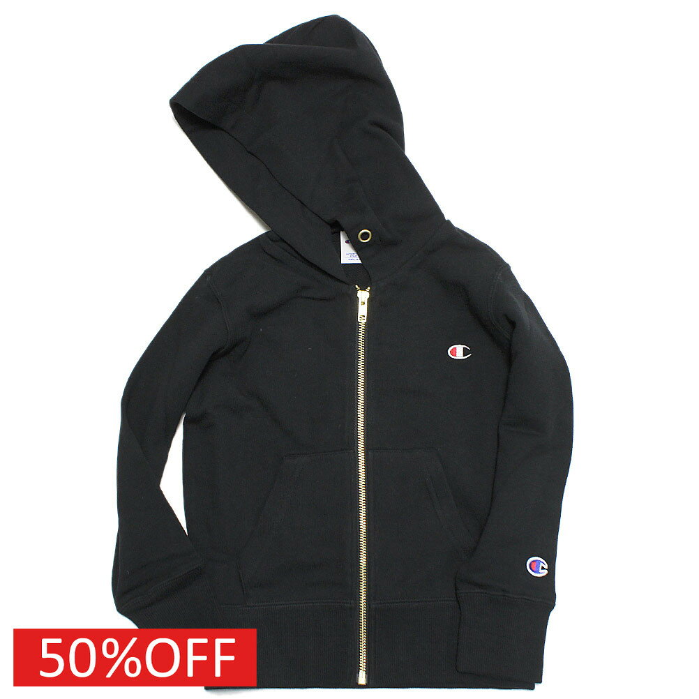 Other - 【CHAMPION/KIDS/チャンピオン/キッズ/子ども服】 セール 【50%OFF】 ジップフーディースウェットシャツ ブラック(090)
