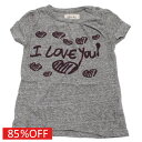 【GOLD RUSH OUTFITTERS/ゴールドラッシュアウトフィッターズ/アメカジ】 セール 【85%OFF】 I LOVE YOU Tシャツ(GIRLS) グレー