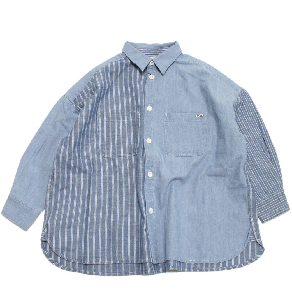 【フィス/FITH/子供服/親子/フィスベビー/FITH社】 ストライプ シャンブレー シャツ 14