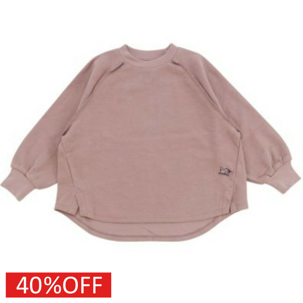 Rakuten - 【ocean＆ground/オーシャンアンドグラウンド/子供服/ベビー/キッズ/ジュニア】 セール 【40%OFF】 ラッチパイルラグランワイドTシャツ グレージュ(GE)