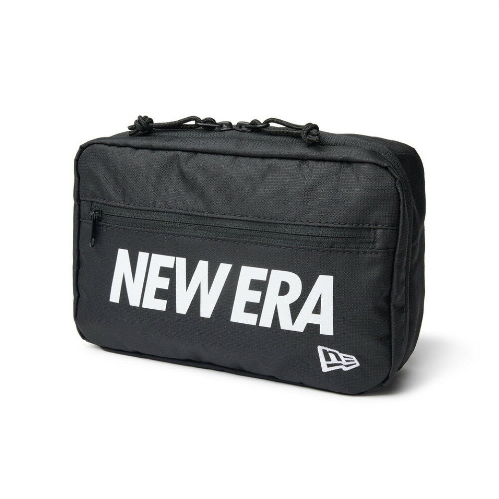 【NEWERA メンズ キャップ 帽子 ニューエラ】 TRAVEL COSMETIC POUCH LOGO ブラック